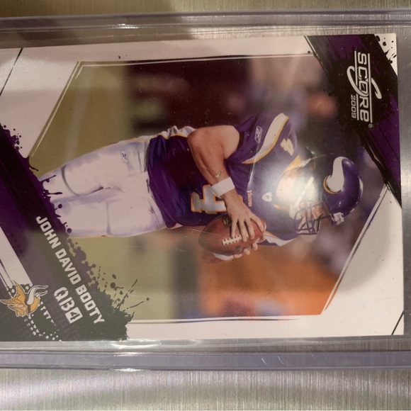 John David Booty NFL Minnesota Vikings Football cards (3) - Picture 4 of 7